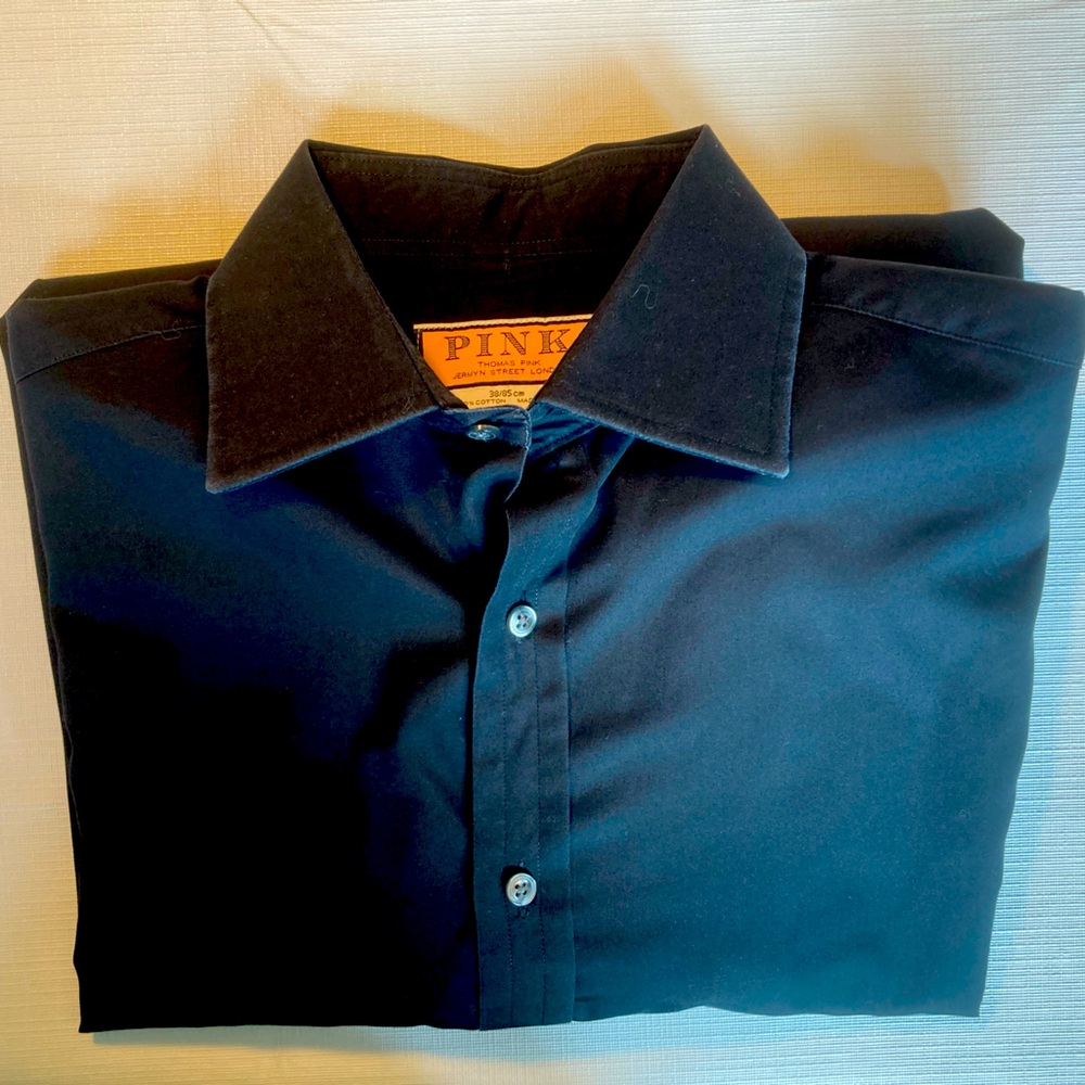 Thomas Pink Dress Shirt, Black